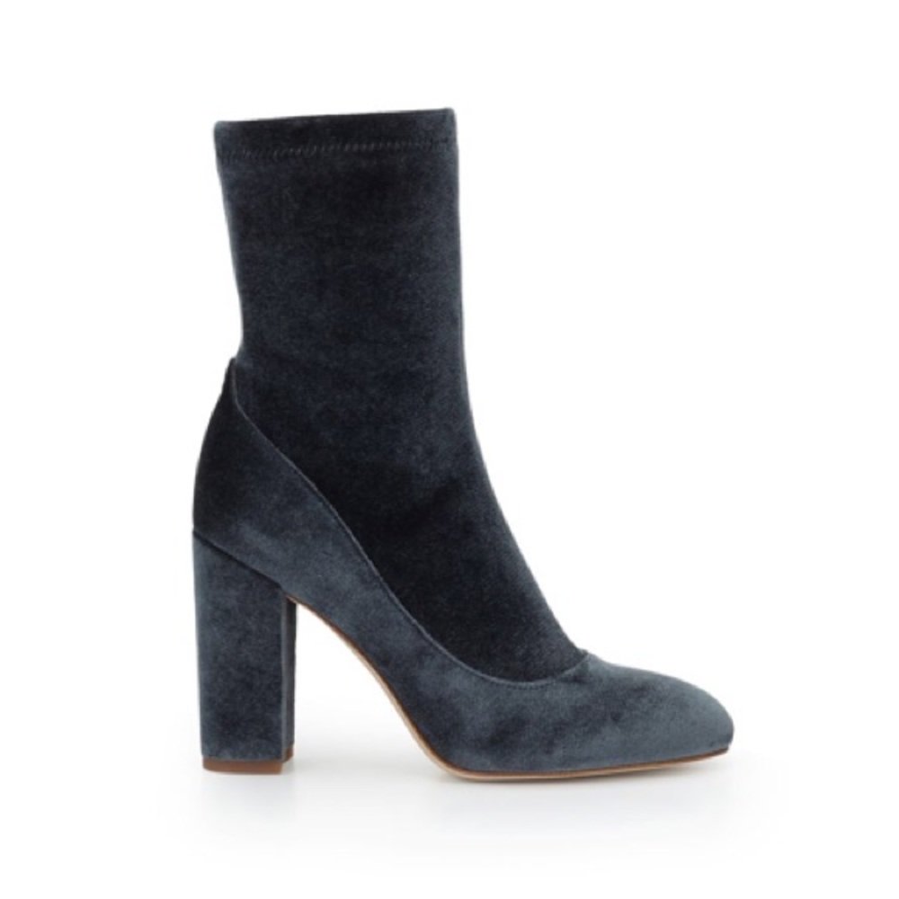 Sam Edelman blue grey velvet calexa NWOT